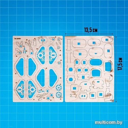 3Д-пазл Лесная мастерская Робот 9374050