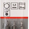 Набор бит Bosch 2607001716 3 предмета