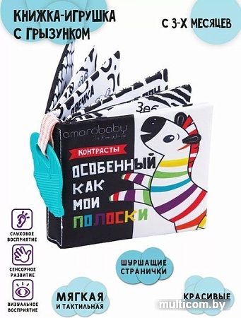 Сортер Amarobaby Soft Book AMARO-201SBK/28