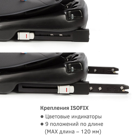 Детское автокресло Siger Престиж Isofix Lux KRES3942 (графит)