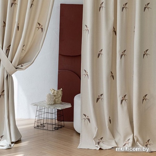 Комплект штор Pasionaria Мэри 290x230 (2 шт, кремовый)