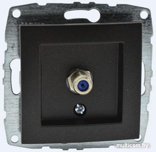 Розетка телевизионная Mono Electric 500-002005-130 (графит)
