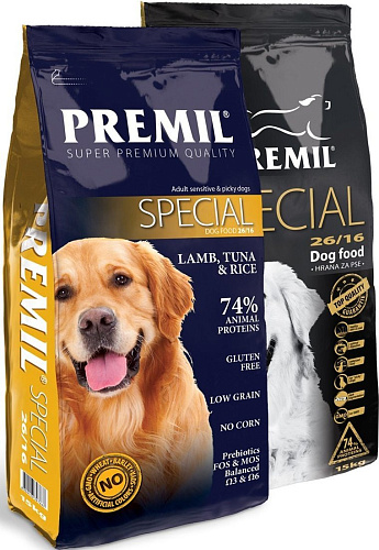 Сухой корм для собак Premil Special Super Premium 2.5 кг