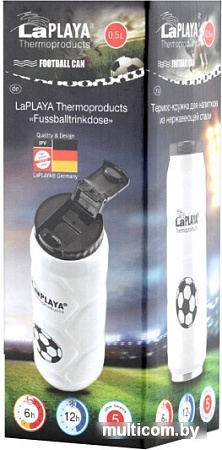 Термокружка LaPlaya Football can 0.5л (белый)