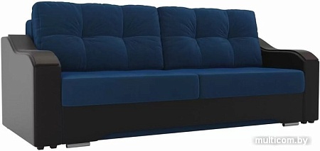 Диван Лига диванов Браун 102165 (синий/черный)