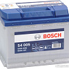 Автомобильный аккумулятор Bosch S4 004 (56 409054) 60 А/ч