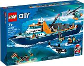 Конструктор LEGO City 60368 Корабль Исследователь Арктики