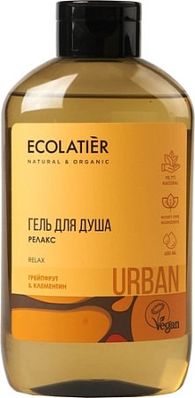 Косметика по уходу за телом Ecolatier Гель для душа Urban релакс грейпфрут и клементин 600 мл