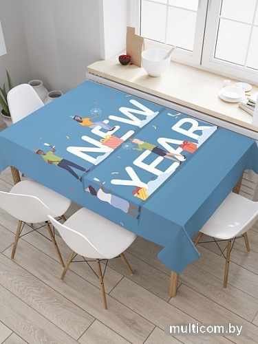 Скатерть JoyArty Новогодний корпоратив tcox_380846_120x145