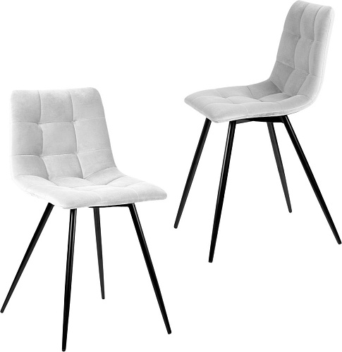 Стул Ваш день Pixel (2шт, светло-серый)