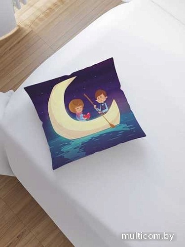 Чехол на подушку JoyArty Луна для любимой sl_91980