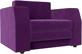 Кресло-кровать Лига диванов Атлантида 28417 (микровельвет фиолетовый)