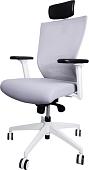Кресло Chair Meister Art line (белая крестовина, серый)