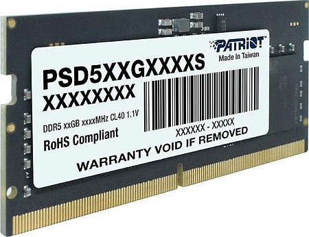 Patriot Signature Line 16ГБ DDR5 SODIMM 5200 МГц PSD516G520081S