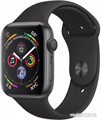 Умные часы Apple Watch Series 4 44 мм (алюминий серый космос/черный)