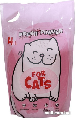 Наполнитель For Cats Fresh Powder 4 л