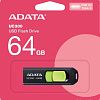 USB Flash ADATA UC300 64GB (черный/зеленый)