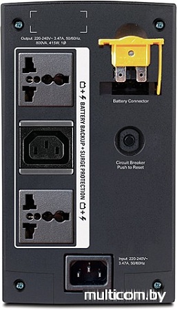 Источник бесперебойного питания APC Back-UPS 800VA 230V [BX800LI]