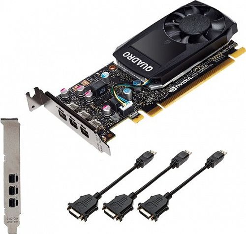 Видеокарта PNY Nvidia Quadro P400 DVI 2GB GDDR5 VCQP400DVIV2-PB