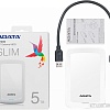 Внешний жесткий диск A-Data HV300 AHV300-5TU31-CWH 5TB (белый)
