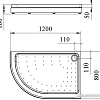 Душевой поддон Radomir 120x80 1-11-0-1-0-008