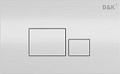 Панель смыва D&K Quadro DB1519016 (белый)
