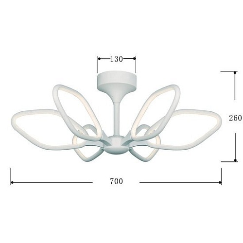 Припотолочная люстра Favourite Borges 2562-6U