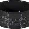 Миска Duvo Plus Happy Cat 300 мл (черный)