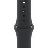 Умные часы Apple Watch Series 10 46 мм (алюминиевый корпус, черный/черный, спортивный силиконовый ремешок M/L)