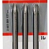 Набор оснастки Bosch 2607001537 (3 предмета)