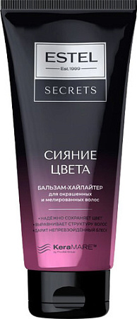 Бальзам Estel Professional Secrets Сияние Цвета Хайлайтер для окрашен. мелир. волос 200 мл