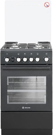 Кухонная плита De luxe 5040.40Г (КР) Ч/Р-015
