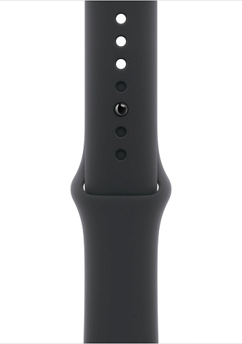 Умные часы Apple Watch Series 10 46 мм (алюминиевый корпус, черный/черный, спортивный силиконовый ремешок M/L)
