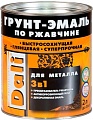 Грунт-эмаль Dali По ржавчине 3 в 1 2 л (оранжевый)