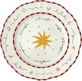 Тарелка глубокая Bitossi Il Frutto Della Passione PAN01001 (звезда)