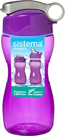 Бутылка для воды Sistema 580 (фиолетовый)
