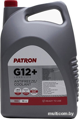 Антифриз Patron G12+ LongLife Red 20кг