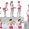 Массажер ручной ZEZ Sport Роликовый Massage Rope YM-153