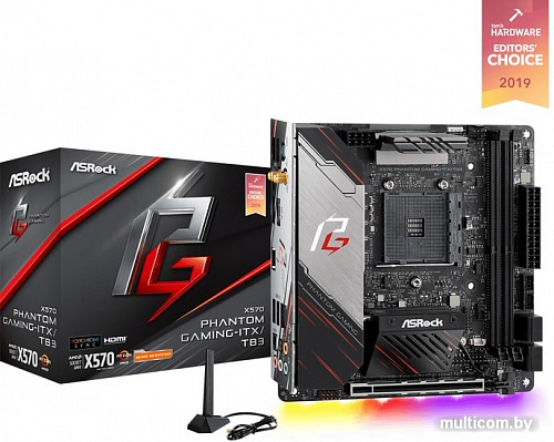 Материнская плата ASRock X570 Phantom Gaming-ITX/TB3