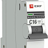 Выключатель автоматический EKF PROxima 1P 16А (C) 6кА ВА 47-63 DC mcb4763-DC-1-16C-pro