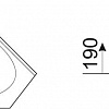 Умывальник CeramaLux 9068B