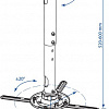 Кронштейн Kromax PROJECTOR-200 (белый)