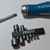 Отвертка с набором Total TACSD30156