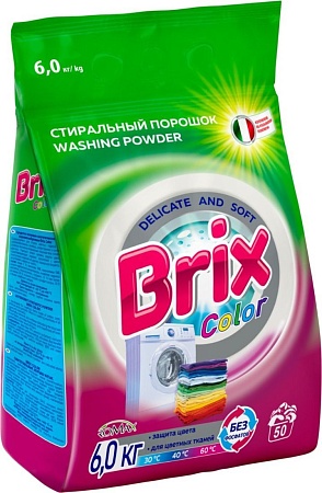 Стиральный порошок Brix Color 6 кг
