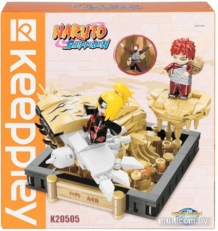 Конструктор 1toy Naruto Бой Гаары и Дейдары К20505