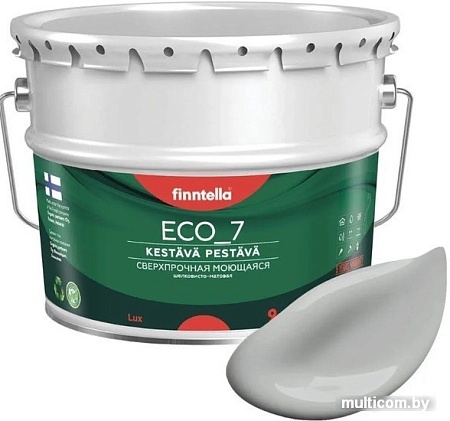 Краска Finntella Eco 7 Seitti F-09-2-9-FL061 9 л (светло-серый)