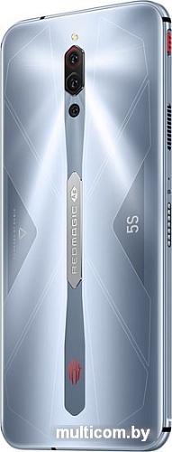 Смартфон Nubia RedMagic 5S 8GB/128GB международная версия (серебристый)