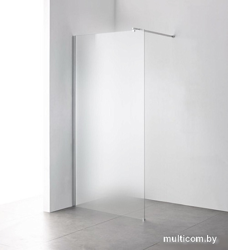 Душевая стенка Saniteco Walk-In SN-W8MC110 (110x200, матовое стекло, хромированный профиль)