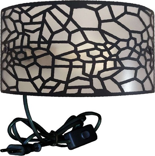 Бра Элетех Гео 250x140 НББ 06-40 М42 1005405268 (черный муар)