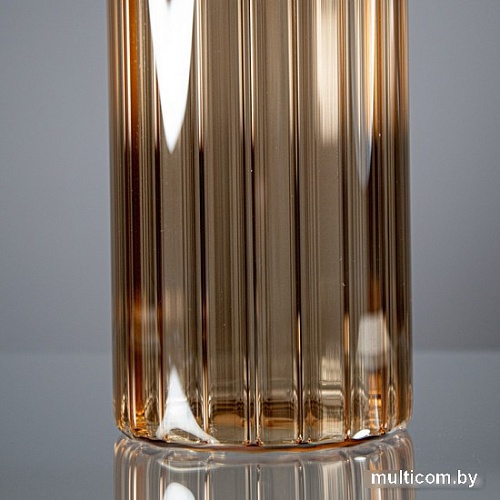 Ваза Элетех Тубо 8x20 4840900079 (рифленый янтарный)